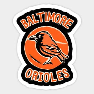 American Baltimore Orioles Baseball Teaming Up with Birdie Sticker